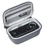 Carry Case with Carabiner & Strap for Cameras
