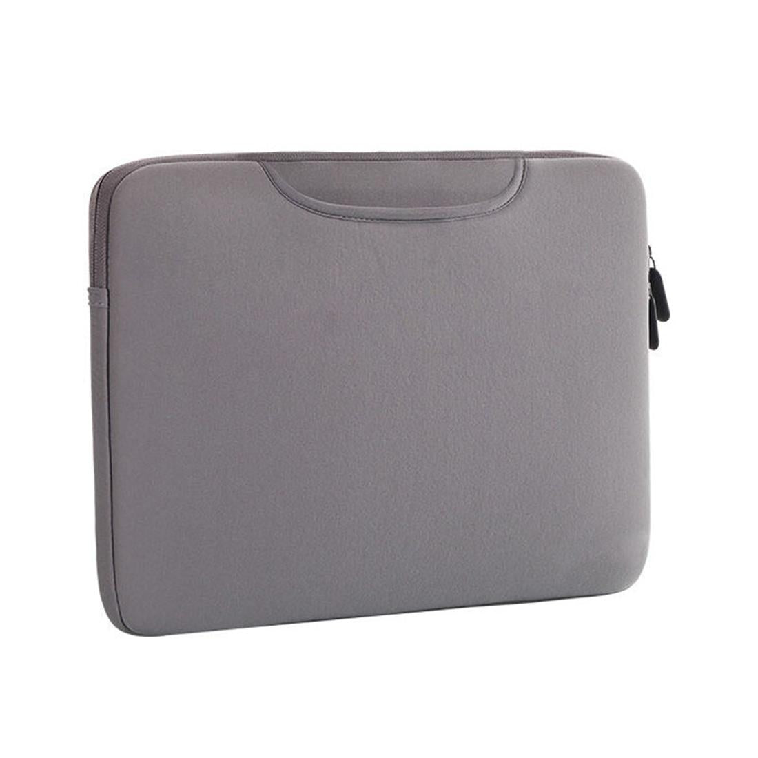 Portable Air Permeable Handheld Sleeve for Macbook Air / Pro and Laptops - 38x27.5x3.5cm 15.4 Inch - Grey