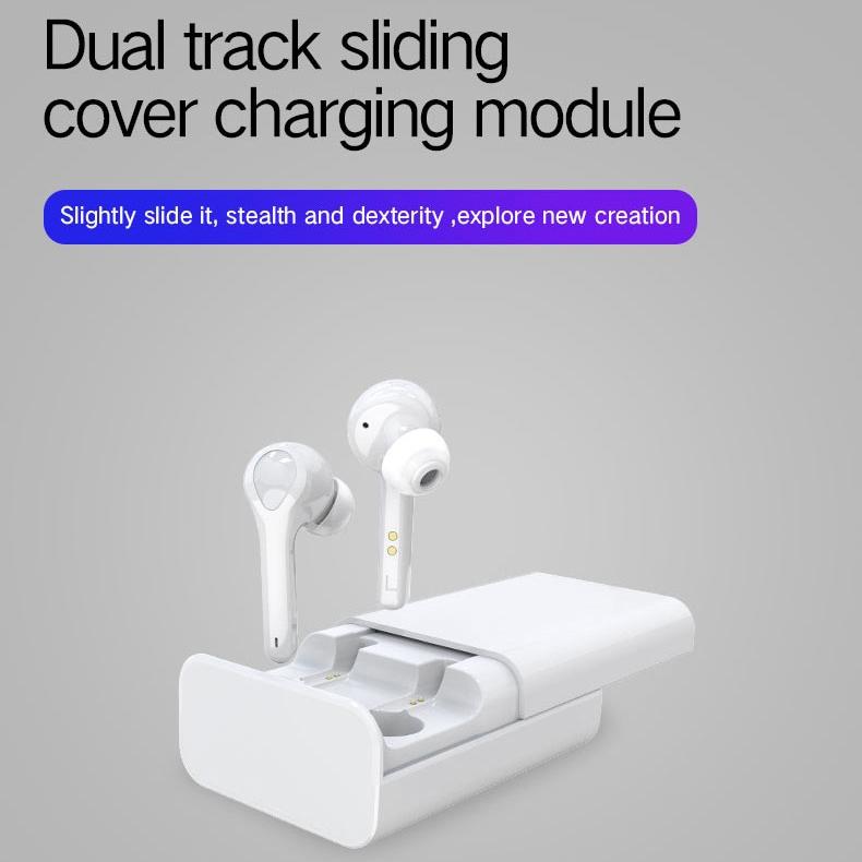 Wireless 3d Stereo Earphones with Bluetooth 5.0 - Black