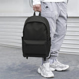 Multifunctional Oxford Laptop Backpack - Cxs-7301 - Grey - Close-Up Angle