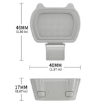 Universal Cat Ears Magnetic Fill Light for Dji Om Series - Multi Functional Beauty Selfie Light - Top-Down View
