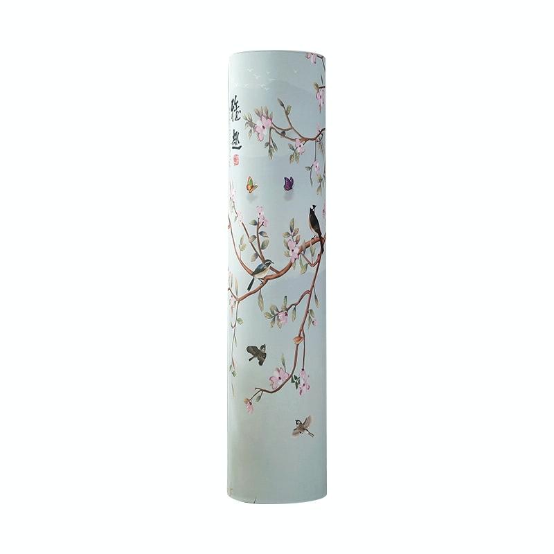 185 x 40 Cm Elastic Cloth Cabinet Air Conditioner Dust Cover - Peacock