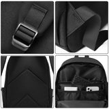 Multifunctional Oxford Laptop Backpack - Grey