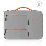 13 Laptop Sleeve Case for Macbook Samsung Thinkpad Sony Dell Alienware Chuwi Asus Hp -13.5 Inch Zipper Briefcase Handbag - Grey