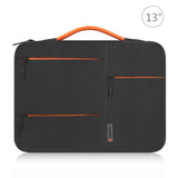 13 Laptop Sleeve Case For Macbook Samsung Thinkpad Sony Dell Alienware Chuwi Asus Hp -13.5 Inch Zipper Briefcase Handbag - Grey - Front View