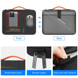 13 Laptop Sleeve Case for Macbook Samsung Thinkpad Sony Dell Alienware Chuwi Asus Hp -13.5 Inch Zipper Briefcase Handbag - Grey