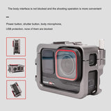 Aluminum Alloy Metal Rabbit Cage for Insta360 Ace Pro - 45-Degree Angle