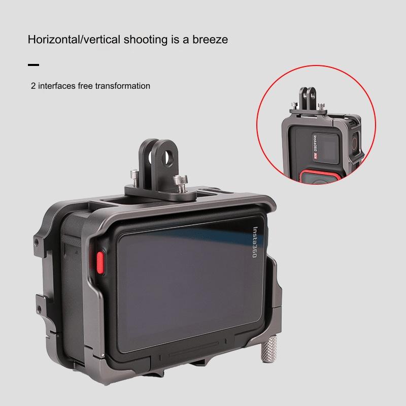 Aluminum Alloy Metal Rabbit Cage for Insta360 Ace Pro