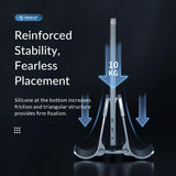 Space-saving Vertical Laptop Stand - Compact Design - Grey - Extra Image