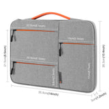 14-15 Inch Laptop Sleeve Briefcase For Macbook Samsung Thinkpad Sony Dell Alienware Chuwi Asus Hp - Grey - Extra Image