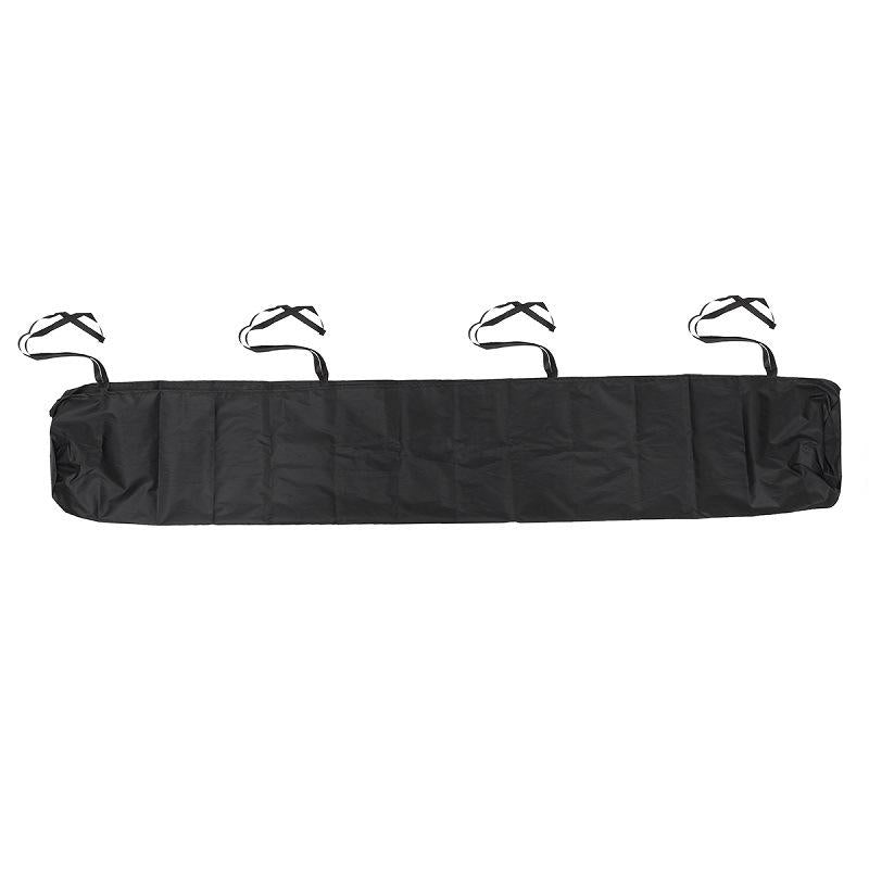 2.5m Waterproof Retractable Roller Blind Awning Cover - Dustproof Protection - Grey