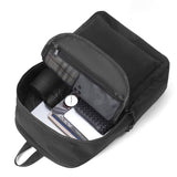 Multifunctional Oxford Laptop Backpack - Cxs-8106 - Grey - Top-Down View