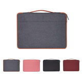 Stylish Laptop Handbag for Macbook & More - Polyester & Nylon - Grey - Extra Image