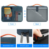 15.0 Laptop Sleeve Case for Macbook Samsung Thinkpad Sony Dell Alienware Chuwi Asus Hp - Zipper Briefcase Handbag 15.0-16.0 Laptops - Grey - Extra Image