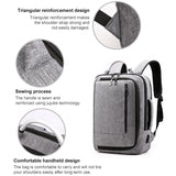 Multifunctional Oxford Laptop Backpack - Cxs-620 - Grey - Extra Image