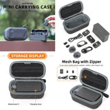 Mini Carrying Case for Dji Mic 2 Wireless Microphone - Storage Bag - Side View