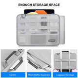 Convertible Laptop Bag for Macbook Thinkpad Asus Hp - Grey - Close-Up Angle