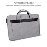 Expandable Laptop Bag - Waterproof Oxford Cloth Detachable Shoulder Strap - Grey - Extra Image