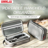 Compact Carrying Case for Dji Pocket 3 - Body Storage Bag - Front View