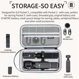 Compact Carrying Case for Dji Pocket 3 - Body Storage Bag - Side View