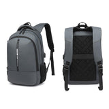 Multifunctional Oxford Laptop Backpack - Cxs-622 - Grey - Extra Image