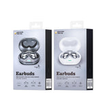 Metal Plating Wireless Tws Earphones with Charging Box - Bluetooth 5.0 - Grey - Top-Down View