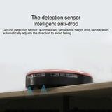 Smart Household Sweeping Robot - Grey - Rear View