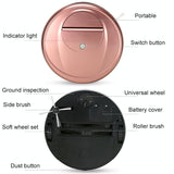 Smart Household Sweeping Robot - Grey - Extra Image