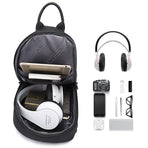 Waterproof Men Crossbody Chest Bag Usb Port 34 X 19 X 6Cm - Grey