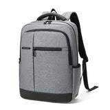 Multifunctional Oxford Laptop Backpack - Cxs-610 - Light Grey - Low Angle