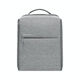 15.6-inch Waterproof Laptop Backpack - Light Grey - Front View