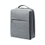 15.6-inch Waterproof Laptop Backpack - Light Grey - Side View