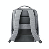 15.6-inch Waterproof Laptop Backpack - Light Grey - Top-Down View
