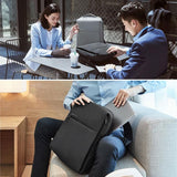 15.6-inch Waterproof Laptop Backpack - Light Grey