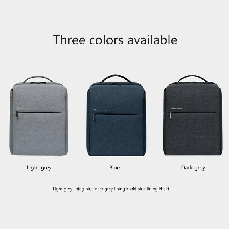 15.6-inch Waterproof Laptop Backpack - Light Grey