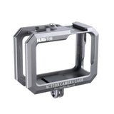 Metal Border Frame Mount for Gopro Hero10 / 9 with Dual Cold Shoes Base - Side View