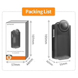 Transparent Black Sunnylife Lens Screen Protector for Insta360 X4 - Extra Image
