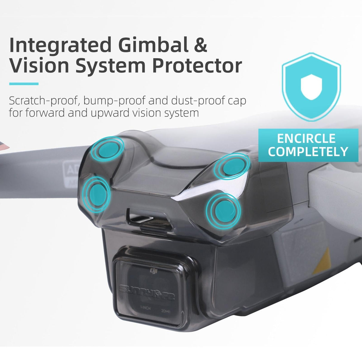 Sunshade Cover for Dji Air 2s Drone Gimbal Lens