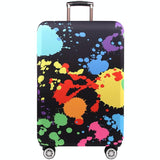 Protective Luggage Cover - Durable Elastic Anti-dust - Small Size - Green Ripple - Extra Image