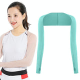 Sun Protection Golf Shawl Sleeves for Outdoor Sports and Cycling - Skin Colour - Front View