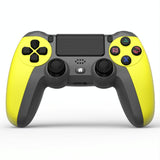 Wireless Bluetooth Gamepad Controller for Ps4 - Battle Gray with Light Bar - Elegant White - Front View