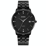 Men Casual Quartz Watch With Calendar - 1801 - Front View