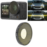 Enhanced Streak Drawing Lens Filter for Dji Action 3 - Gold