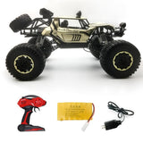 1:8 Alloy Remote Control Climbing Car Off-road Vehicle Toy - Gold - Front View