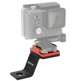 Universal Motorcycle Mount for Action Cameras - Gold - Front View