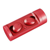 Wireless Touch Bluetooth Headset with Magnetic Charging - Automatic Pairing - Gold - Front View