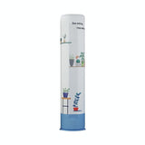 185 x 40 Cm Elastic Cloth Cabinet Air Conditioner Dust Cover - Monstera