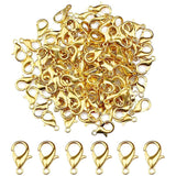 100 High Quality 12Mm Alloy Lobster Claw Jewelry Accessories - Front View