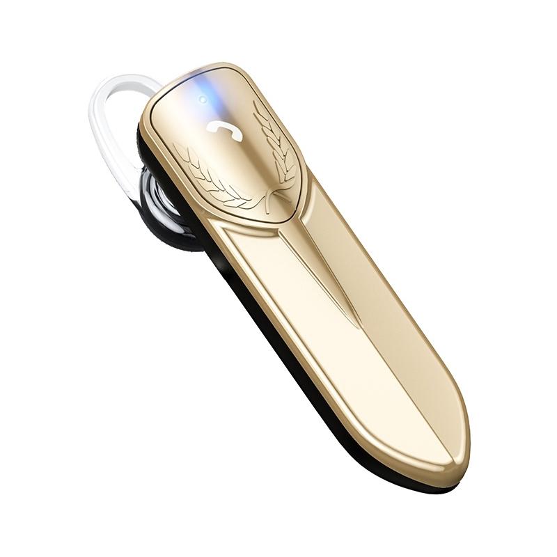 Bluetooth Earphone with Cvc Noise Reduction - Unilateral Design - Gold
