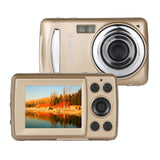 16Mp 4X Zoom Hd Digital Video Camera With 2.4 Tft Screen - Gold - Extra Image